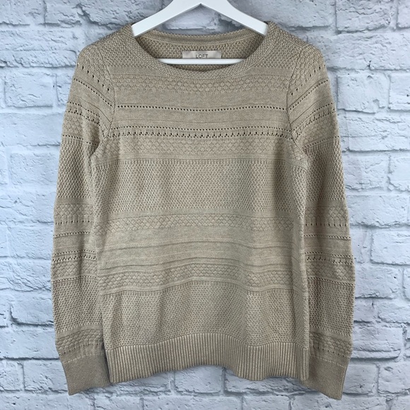 LOFT Sweaters - Loft Knit Crewneck Sweater Small